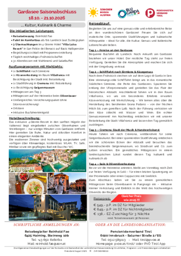 Gardasee Saisonabschluss 2026_Turnus II