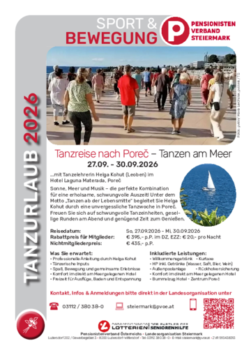 Handout - Tanzreise 2026