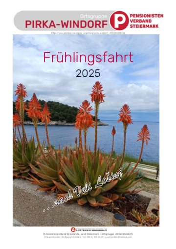 Fotobuch unserer Frühlingsfahrt 2025 nach Veli Lošinj
