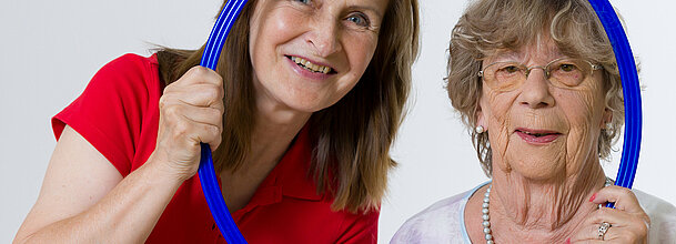 Anna Moser, Emma Niesner, Übungsleiterinnen Gymnastik