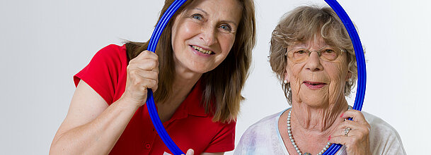 Anna Moser, Emma Niesner, Übungsleiterinnen Gymnastik