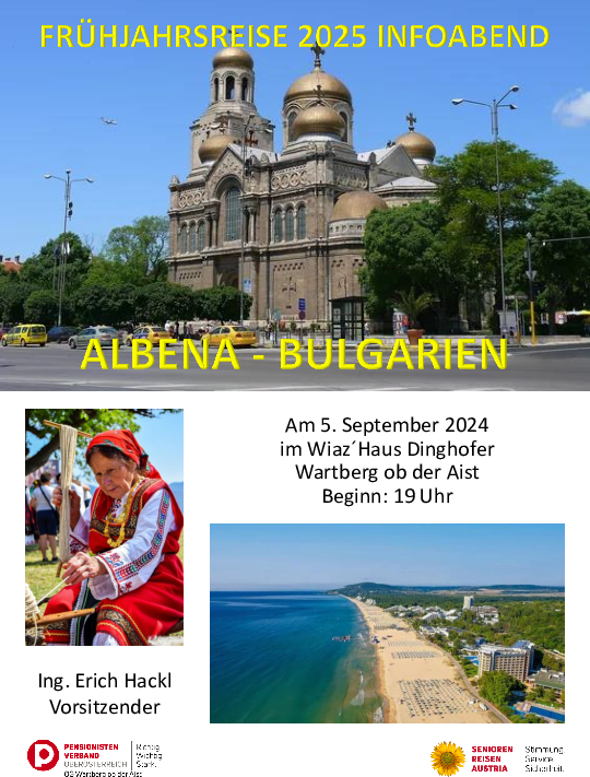 INFOABEND zur FRÜHJAHRSREISE 2019 COSTA de la luz