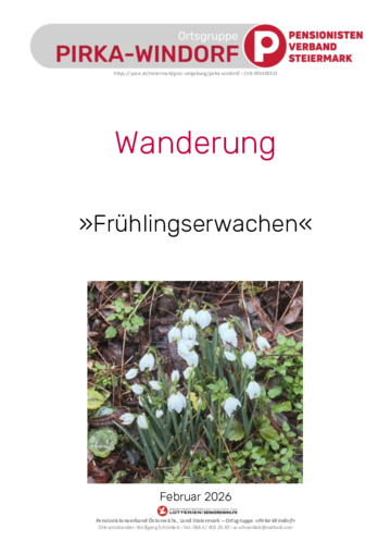 Wanderung "Frühlingserwachen´26"