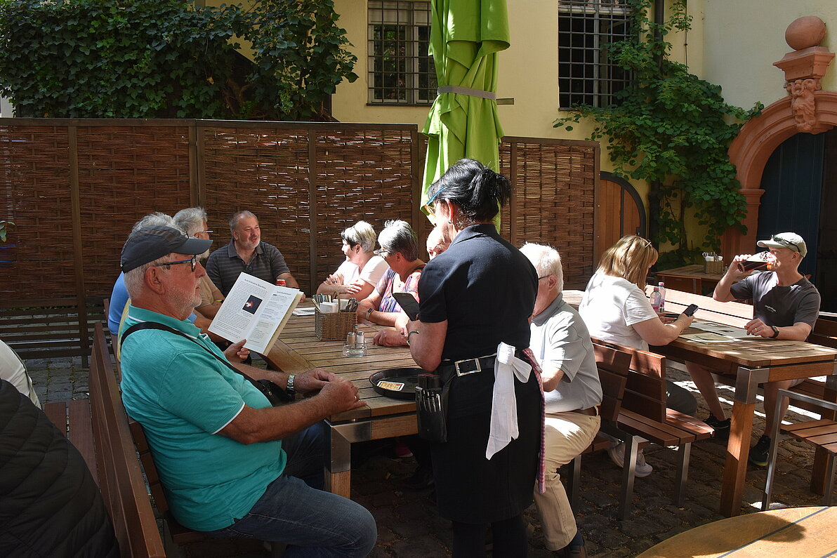Pause im Schlenkerla
