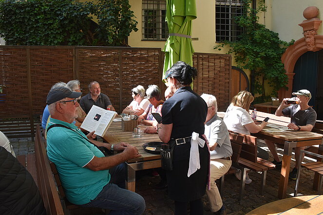 Pause im Schlenkerla