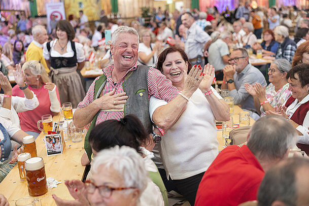 Wiener Kaiser Wiesn 75 Jahre PVÖ Edlseer Konzert Gösser Zelt