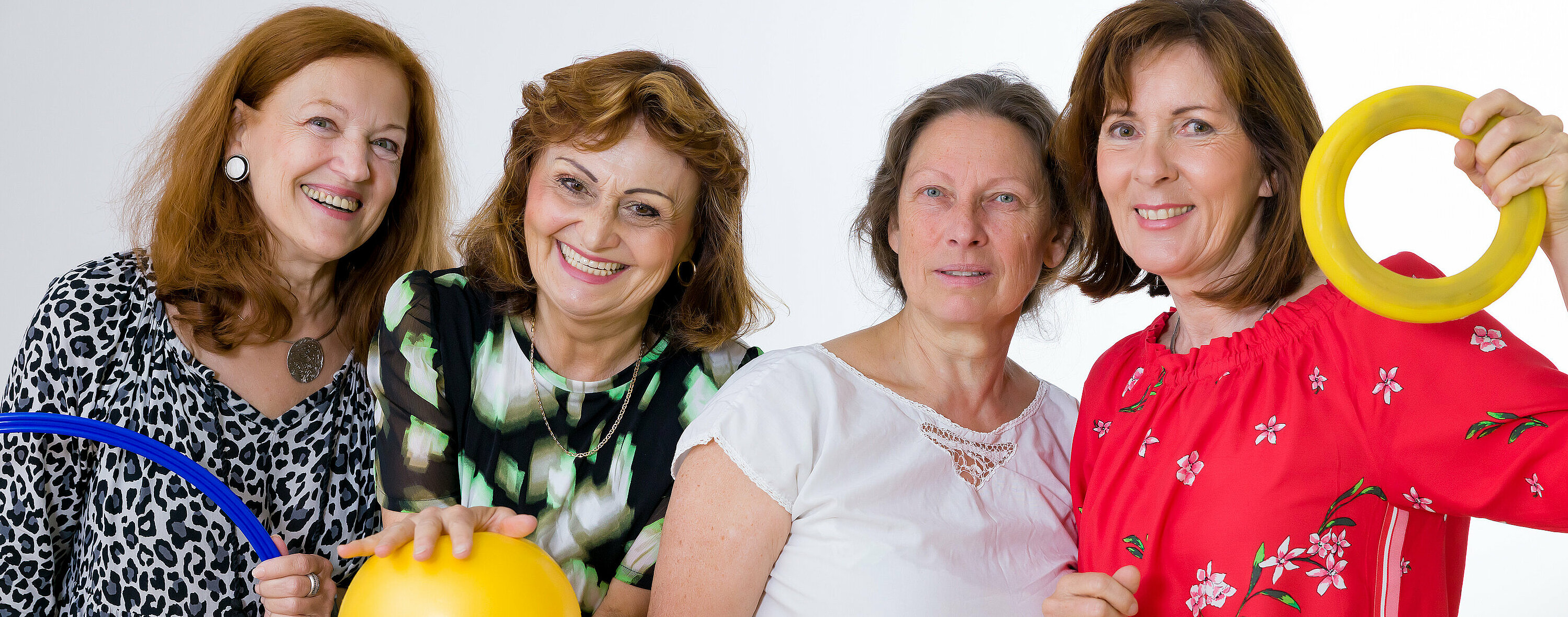 Isabella Kochauf, Christa Gutleber, Margit Kraus-Lepuschitz, Doris Moser - Übungsleiterinnen Gymnastik
