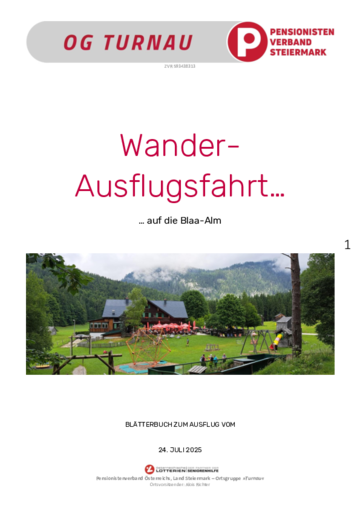 Wander-Ausflug - Blaa-Alm 2025
