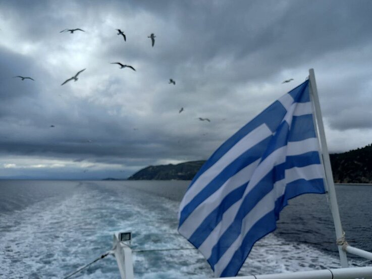 Kurs auf die Mönchsrepublik Athos