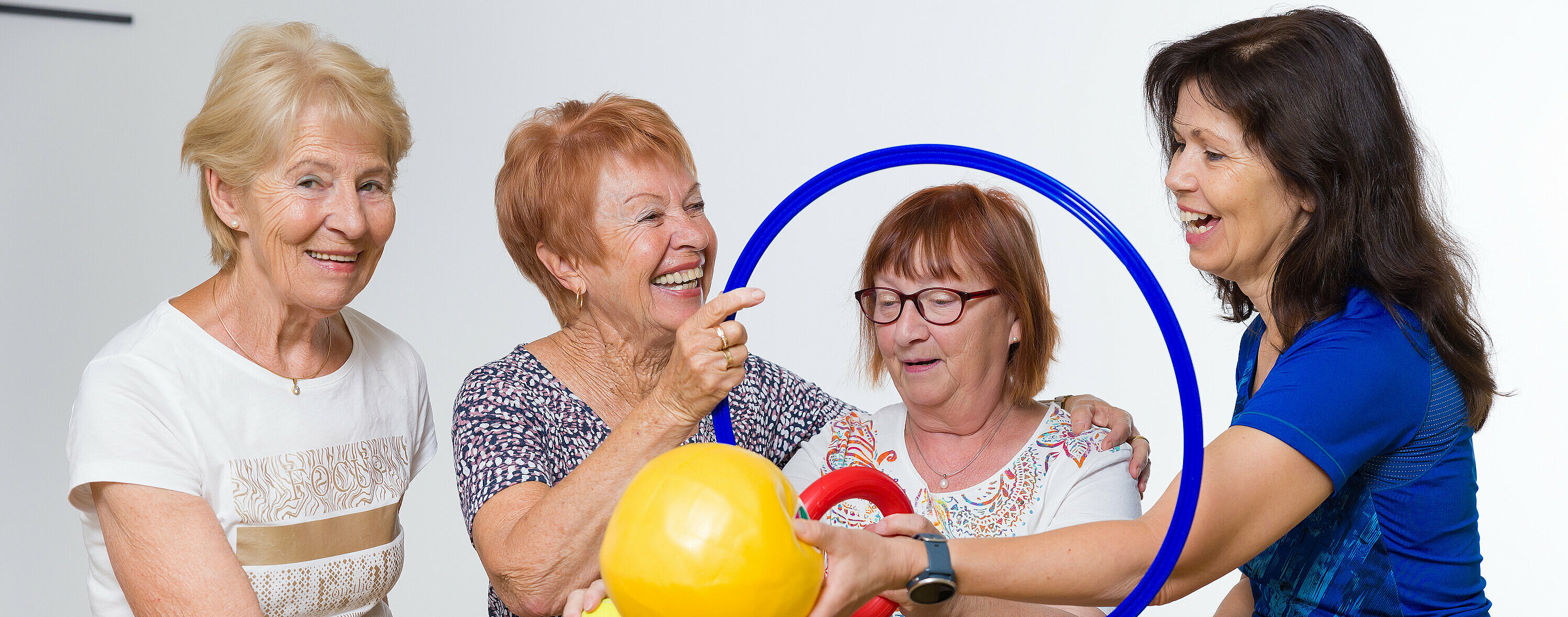 Roswitha Schrodt, Christa Schrodt, Anna Spanel, Claudia Löschnauer, Übungsleiterinnen Gymnastik