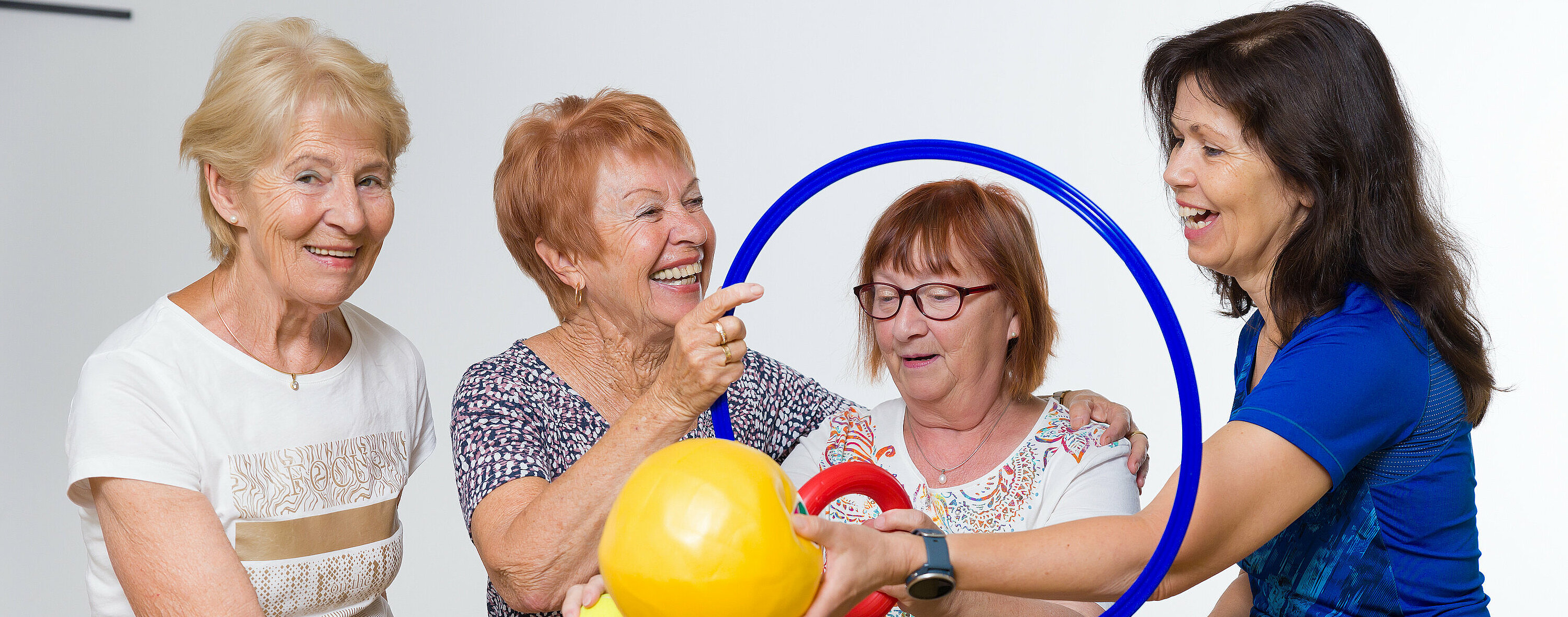 Roswitha Schrodt, Christa Schrodt, Anna Spanel, Claudia Löschnauer, Übungsleiterinnen Gymnastik