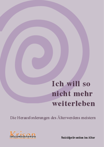 Broschüre Suizidprävention