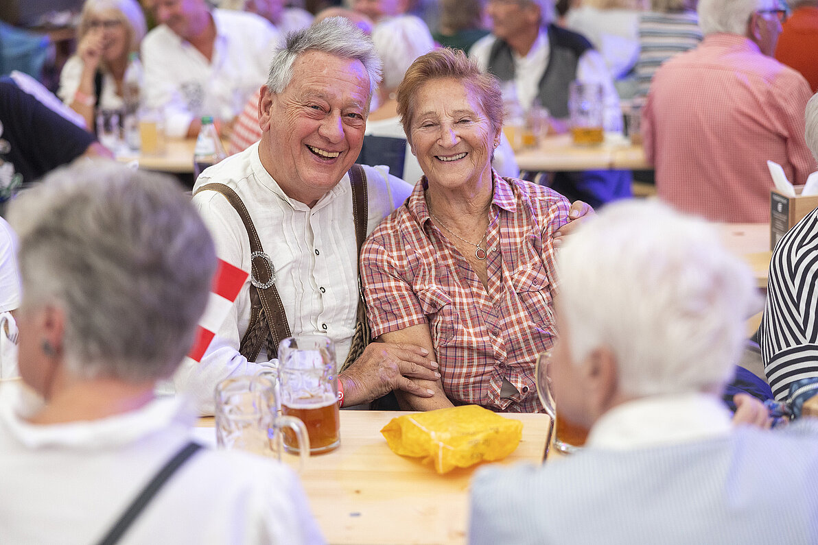 Wiener Kaiser Wiesn 75 Jahre PVÖ Edlseer Konzert Gösser Zelt