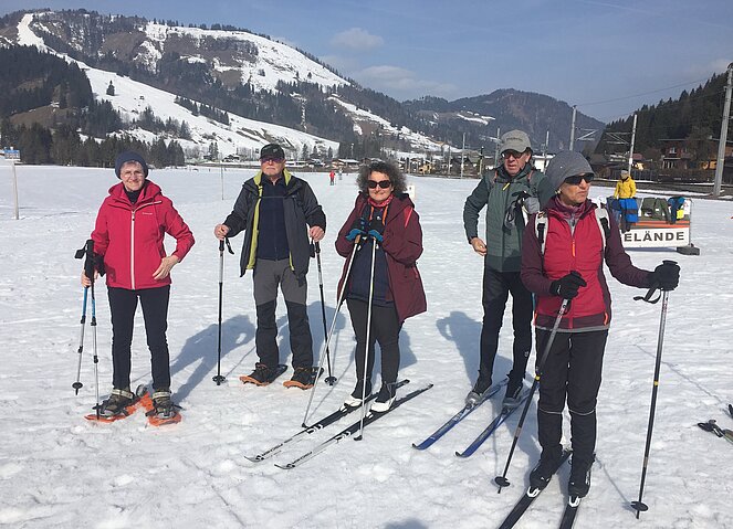 Schnee, Langlaufen, Stöcke, Ski