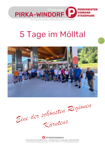 5 Tage im Mölltal