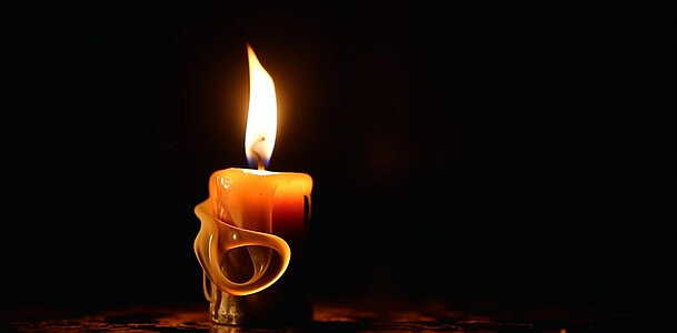Trauer Kerze