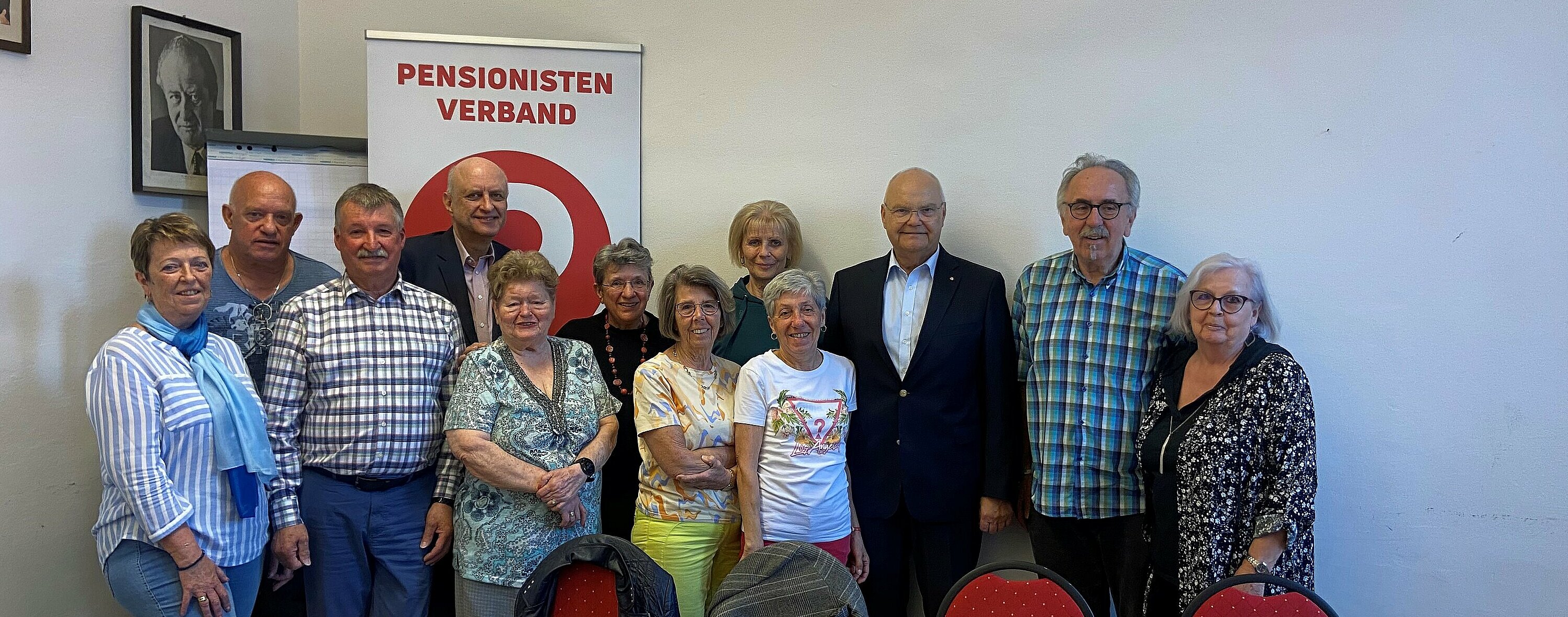 Vorstand PVÖ-Penzing mit Landespräsident Harry Kopietz, 15.4.2024