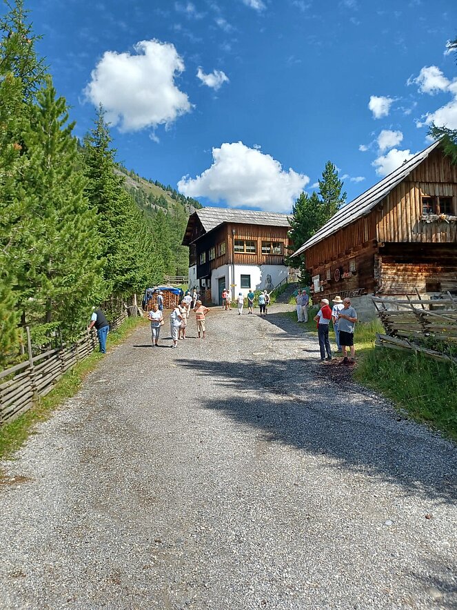 Erstes Kurhaus auf der Nockalm