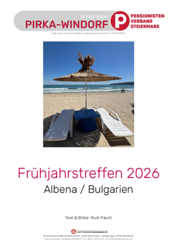 Frühjahrstreffen 2026 in Albena