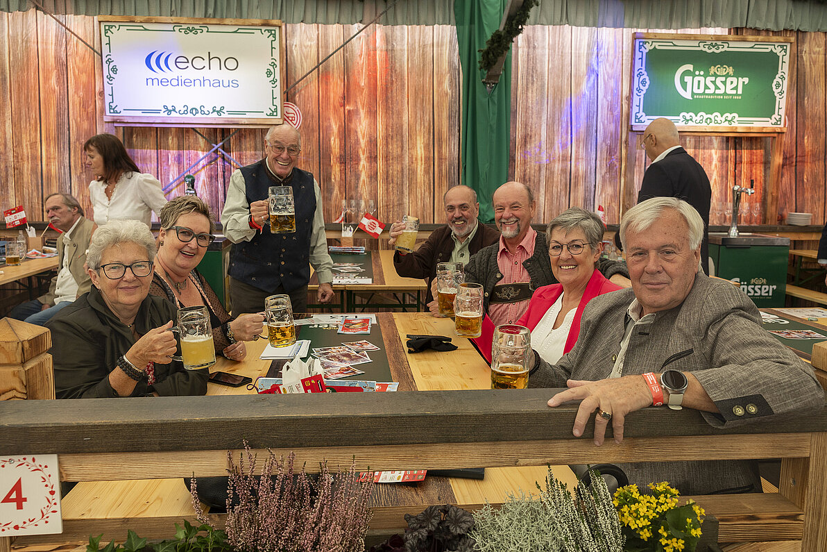 Wiener Kaiser Wiesn 75 Jahre PVÖ Edlseer Konzert Gösser Zelt