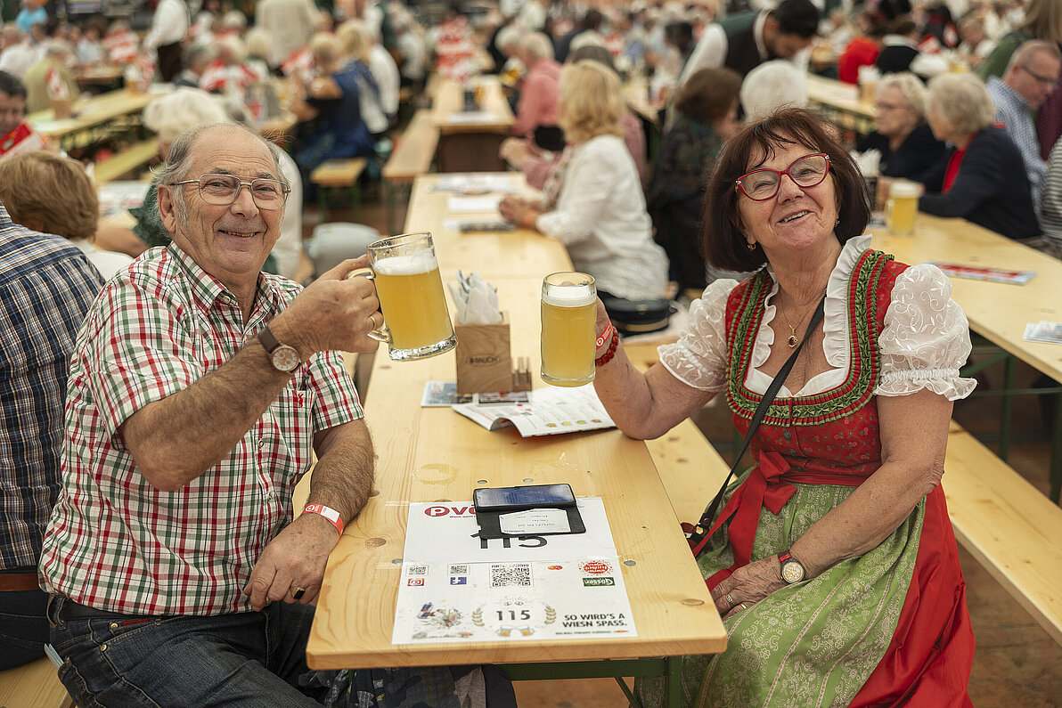 Wiener Kaiser Wiesn 75 Jahre PVÖ Edlseer Konzert Gösser Zelt