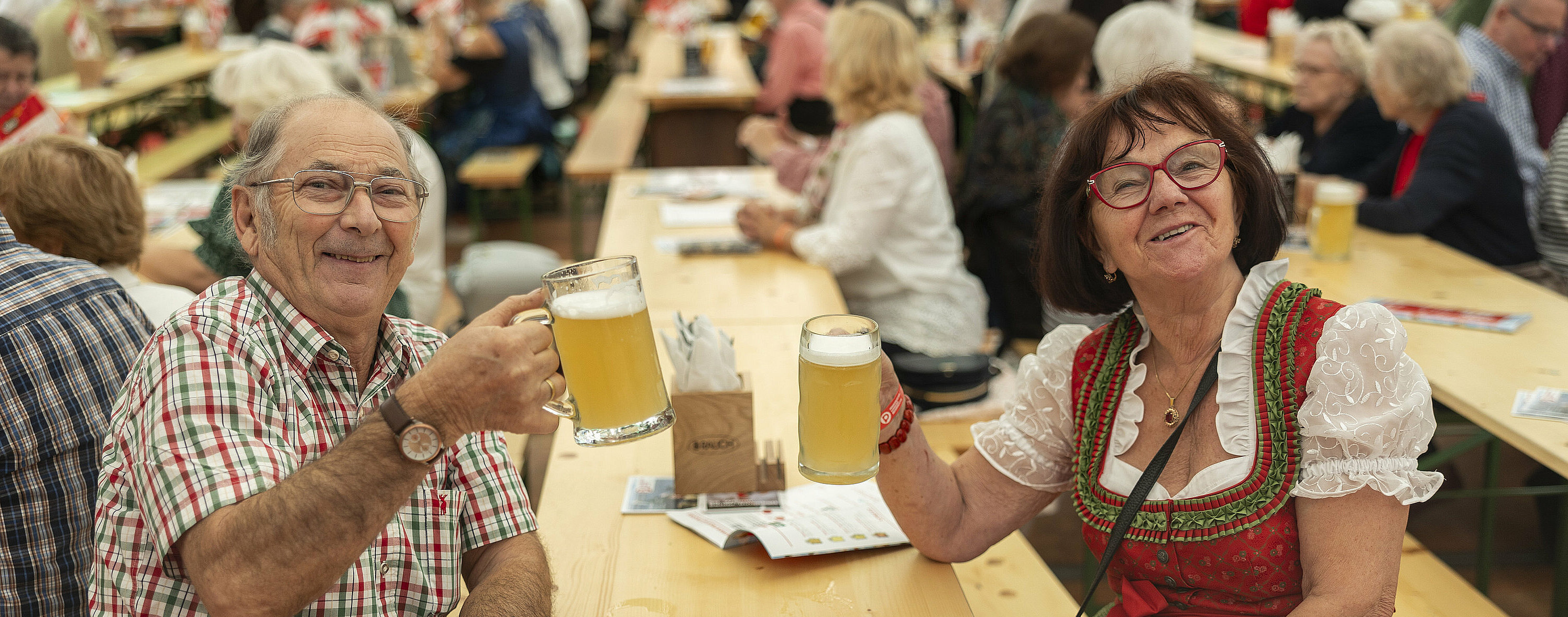 Wiener Kaiser Wiesn 75 Jahre PVÖ Edlseer Konzert Gösser Zelt