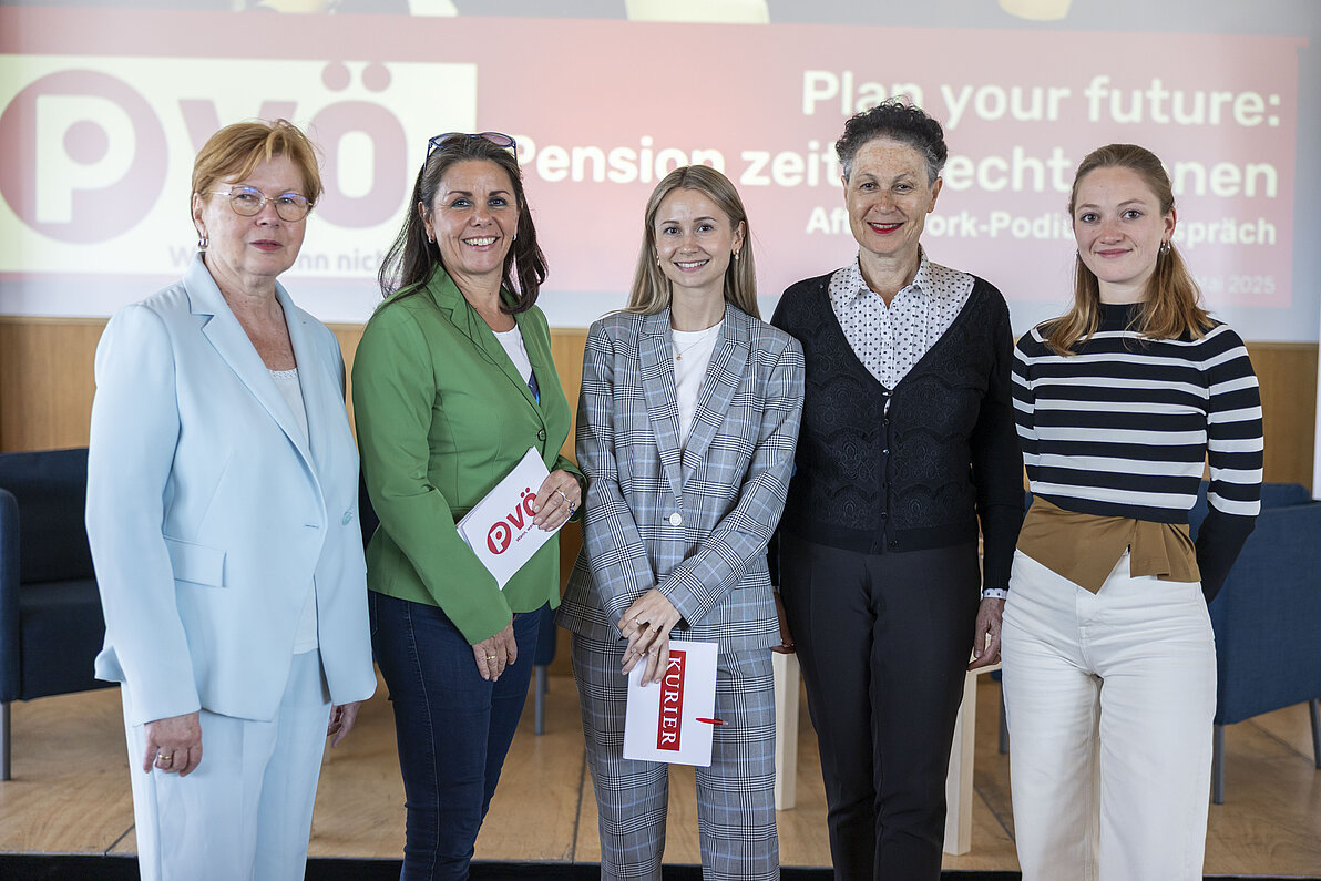 PVÖ - Podiumsgespräch: "Plan your future: Pension zeitgerecht planen" PVÖ - Podiumsgespräch: "Plan your future: Pension zeitgerecht planen"