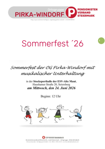 Sommerfest 2026