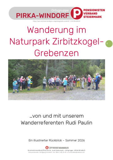 Wanderung Naturpark Zirbitz-Grebenzen