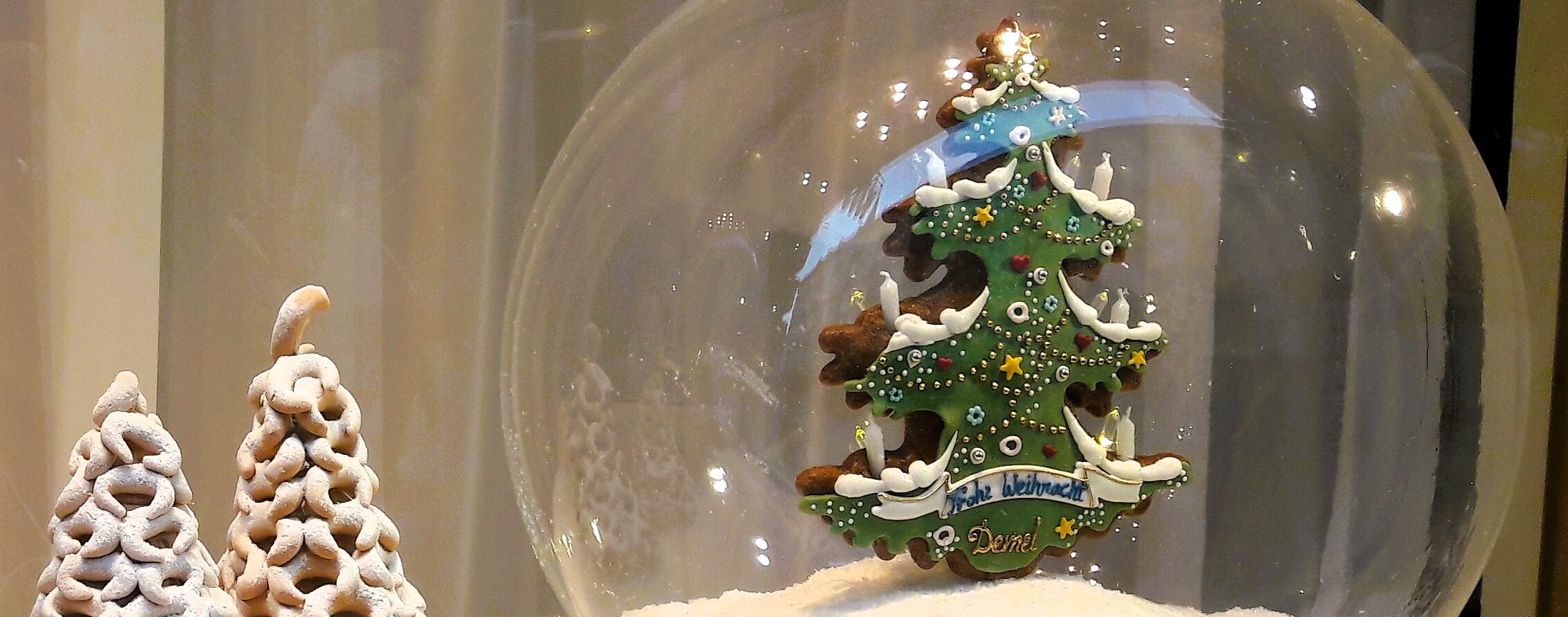 Adventdekoration, Schneekugel