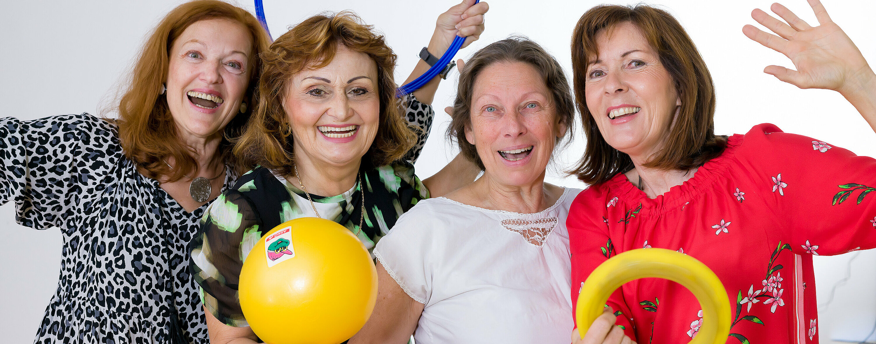 Isabella Kochauf, Christa Gutleber, Margit Kraus-Lepuschitz, Doris Moser - Übungsleiterinnen Gymnastik