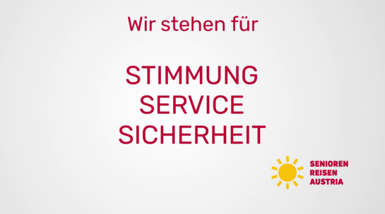 Stimmung, Service, Sicherheit