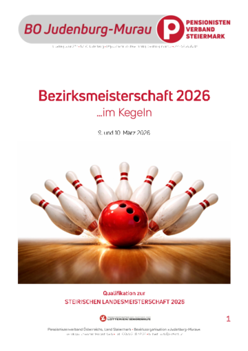 Bezirksmeisterschaft im Kegeln 2026