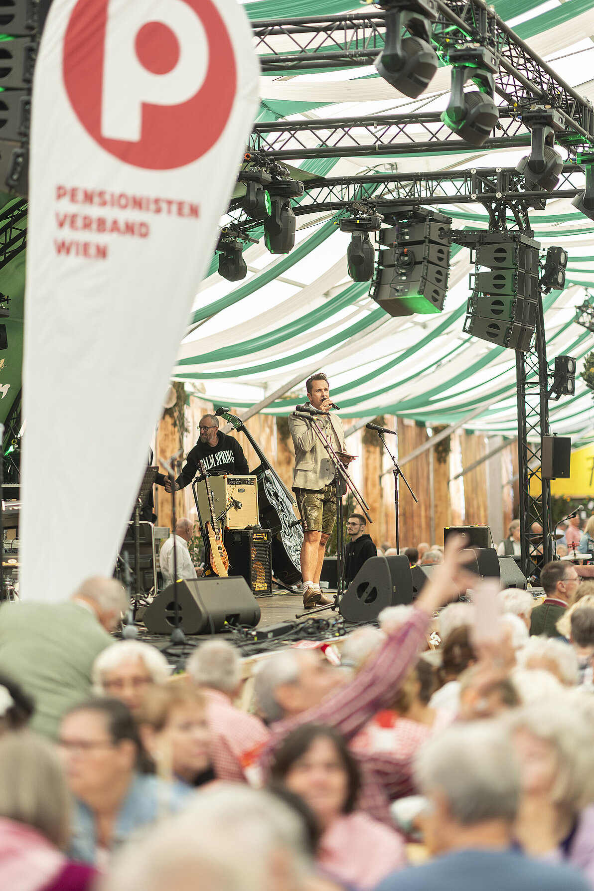 Wiener Kaiser Wiesn 75 Jahre PVÖ Edlseer Konzert Gösser Zelt