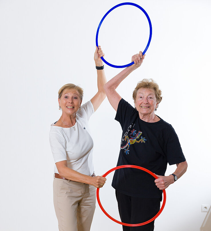 Ingrid Kaufmann, Lotte Kohler, Übungsleiterinnen Gymnastik