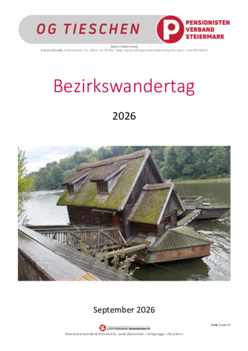 Bezirkswandertag 2026
