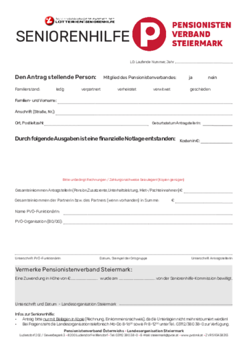 Antrag - Seniorenhilfe (Druckversion)