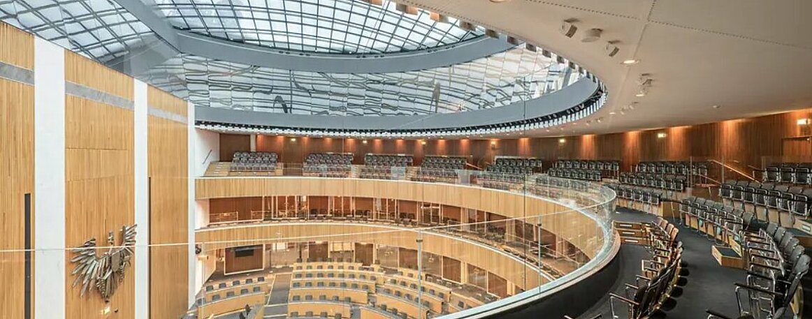 Nationalratssaal im neuen Parlament