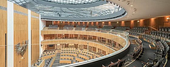 Nationalratssaal im neuen Parlament