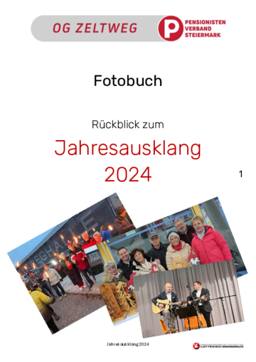 Fotobuch zum Jahresausklang 2024