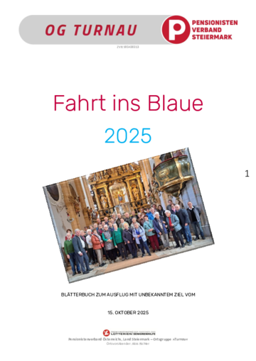 Illustrierter Rückblick "Fahrt ins Blaue 2025"