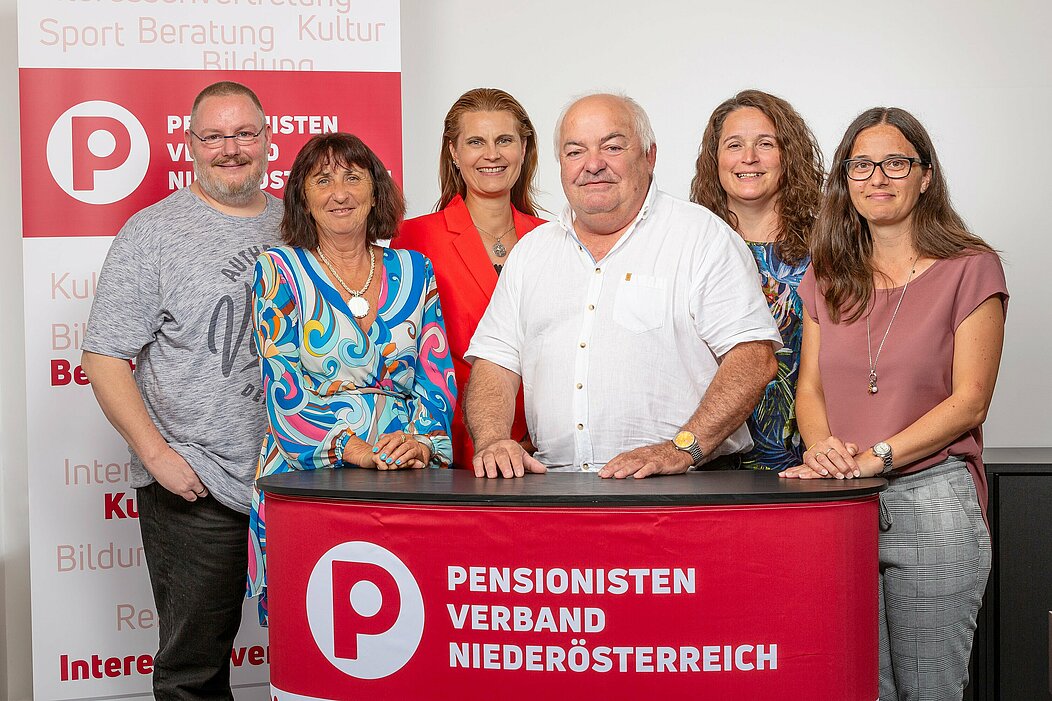 Das PVÖ Team des Landesbuero Niederösterreich