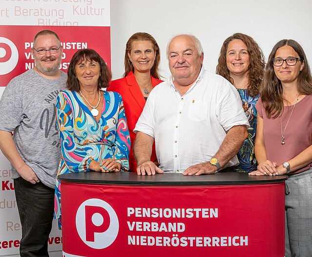 Das PVÖ Team des Landesbuero Niederösterreich