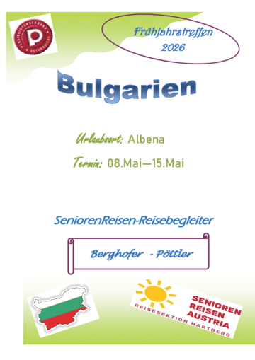 Frühjahrstreffen 2026 - Albena