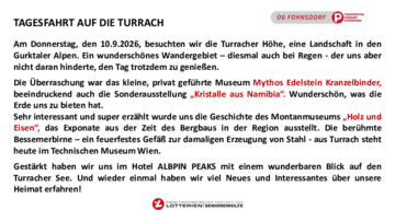 Tagesausflug auf die Turrach 2026