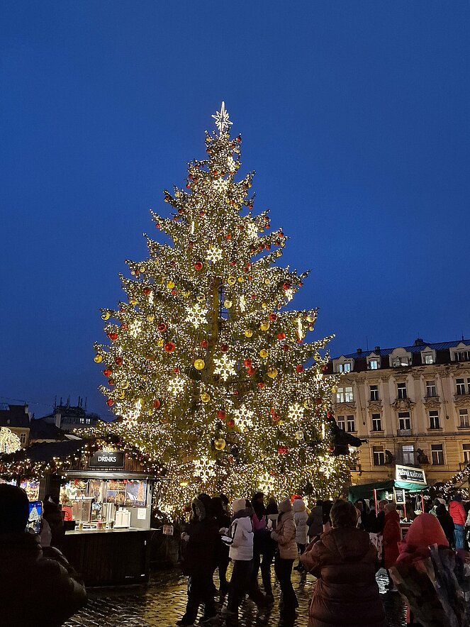 Adventmarkt in Prag