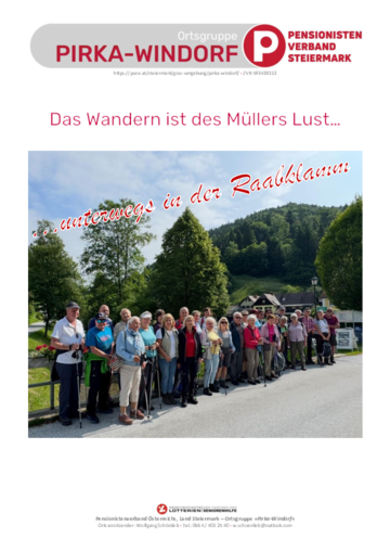 Mit Rudi unterwegs in der Raabtalklamm