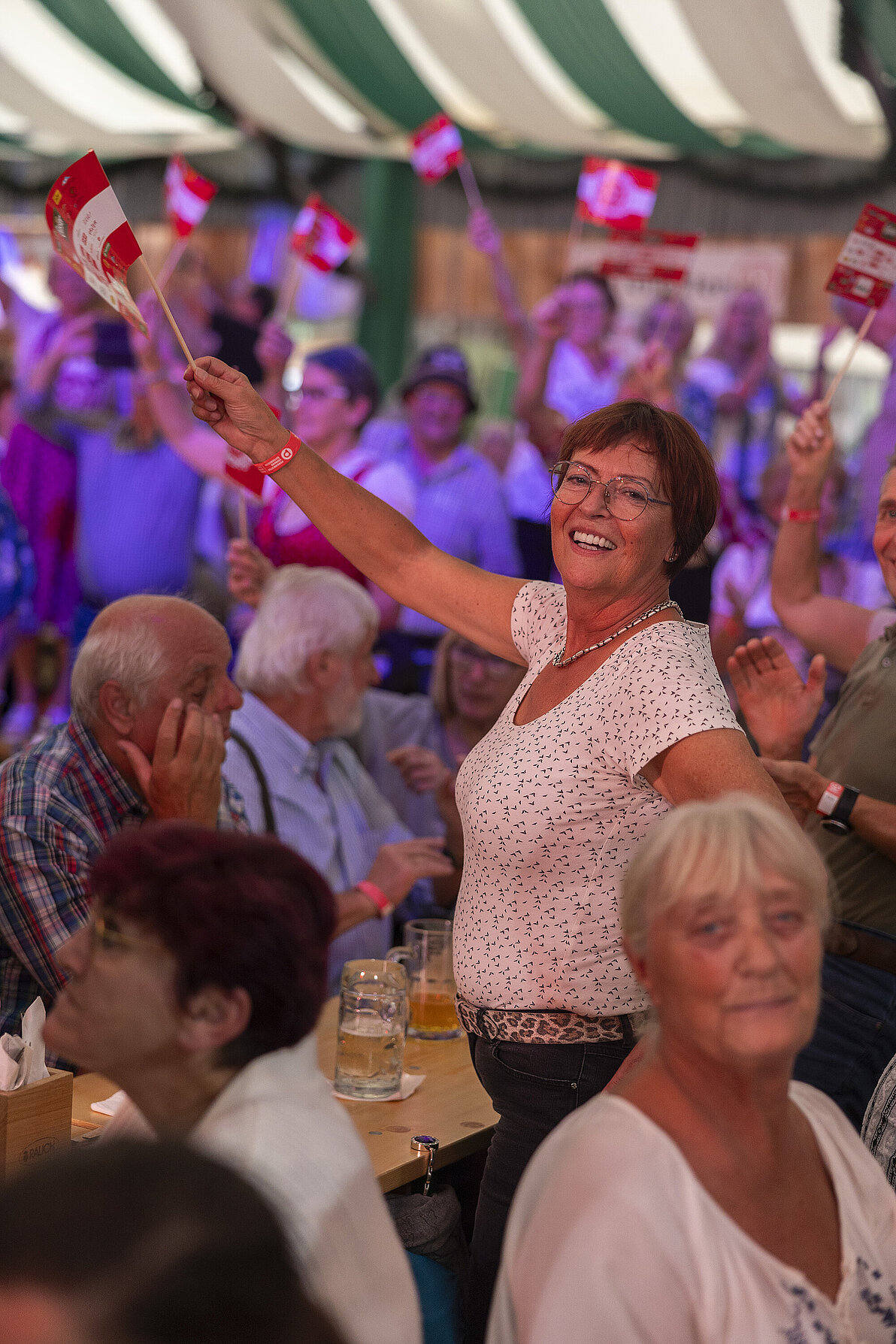 Wiener Kaiser Wiesn 75 Jahre PVÖ Edlseer Konzert Gösser Zelt