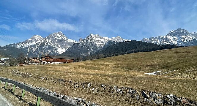 Gegend, Gebirge, Schnee