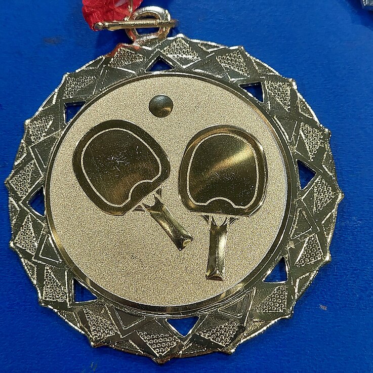 Sport, Tischtennis, Medaille